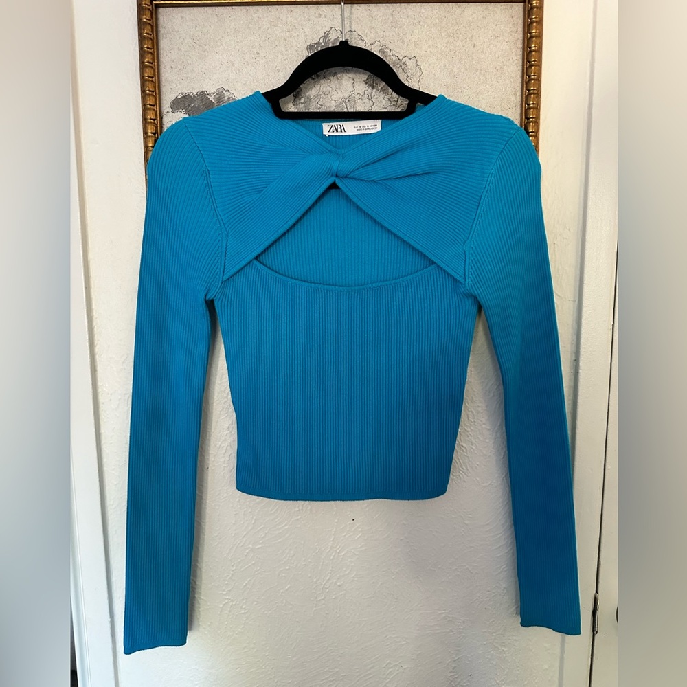 Zara Ribbed Top